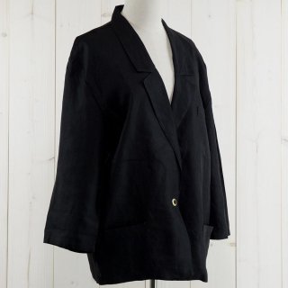  Linen Tailored Jacket ֥ͥ쥶 Made in Italy Υͥå 岰졼ץե롼 ࡼ
