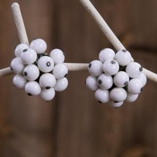 70's ե Vintage Earring ۥ磻 Υͥå 岰졼ץե롼 ࡼ