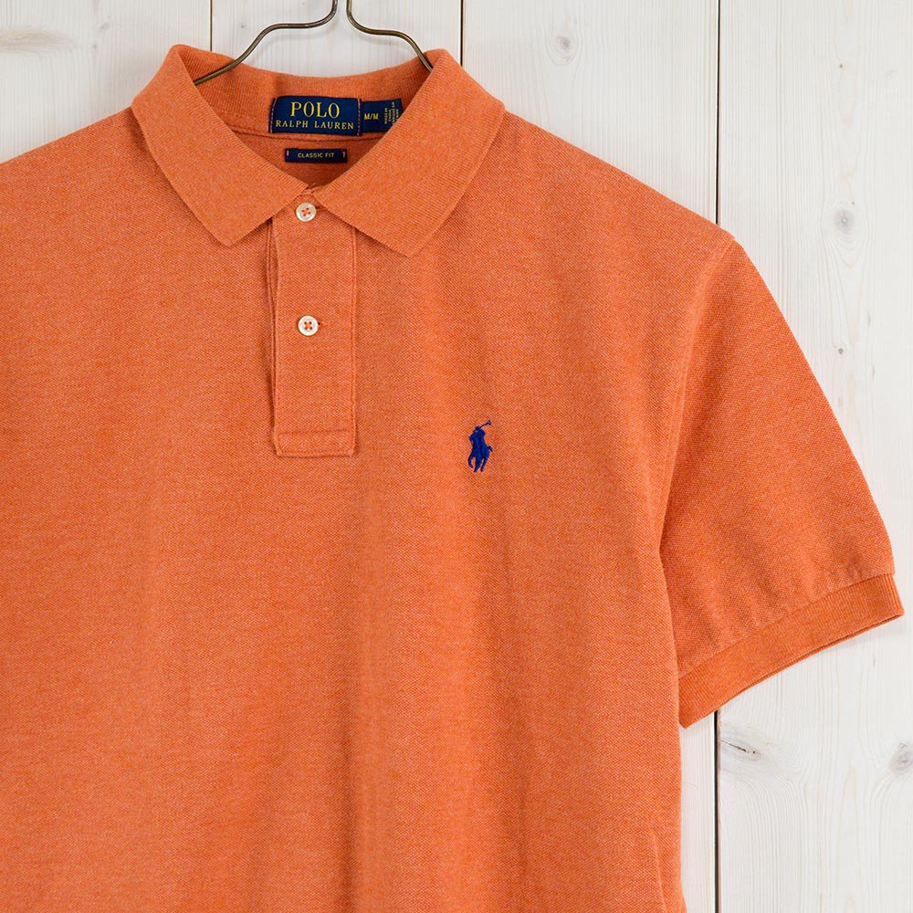POLO RALPH LAUREN ポロシャツ オレンジ - 古着のネット通販サイト 