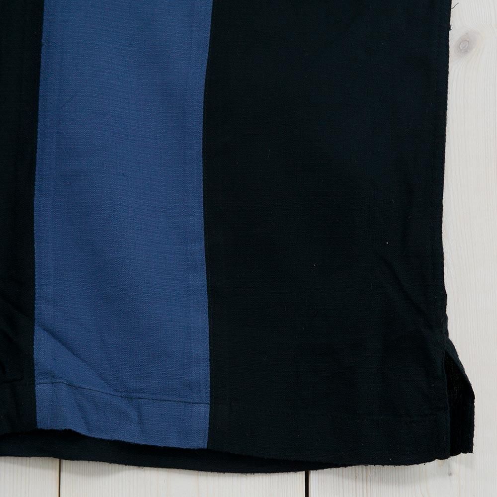 VAN HEUSEN 50's風オープンカラー ボックスカット半袖シャツ ブラック