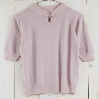  㥤ʥܥǥ åȥ PINK Meridian S/S KnitChina Υͥå 岰졼ץե롼 ࡼ