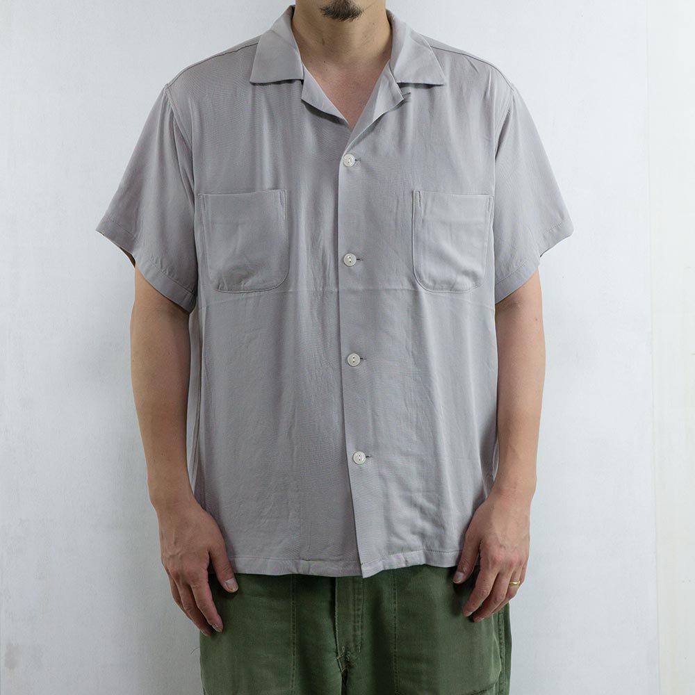 Backers 半袖オープンカラーシャツ グリーン - 古着のネット通販サイト 