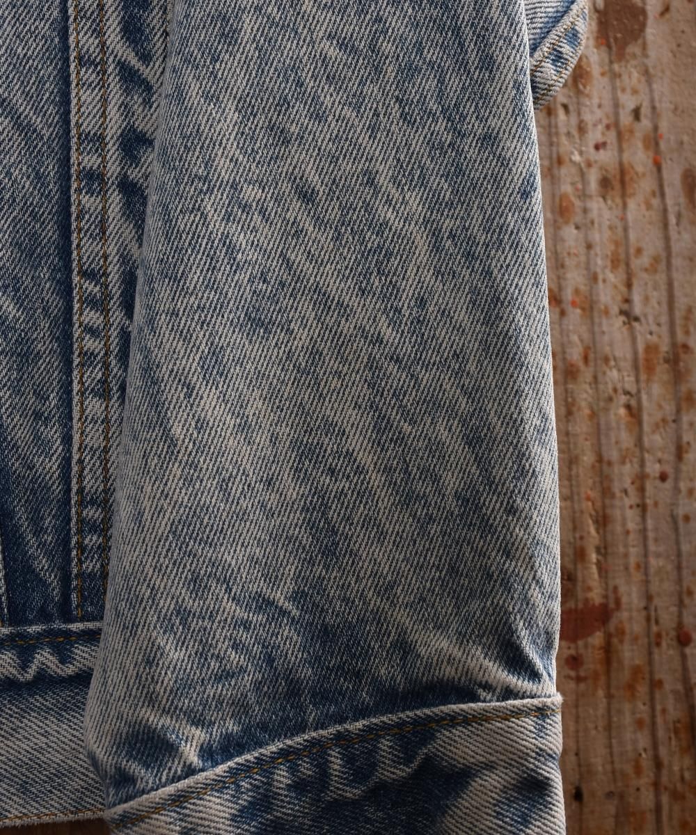 Levi's”デニムジャケット70507・ケミカルウォッシュ | USA製|Mサイズ 日本新品 Levi’s USA製 70507 デニムジャケット Mサイズ ケミカル グレー Gジャン/デニムジャケット