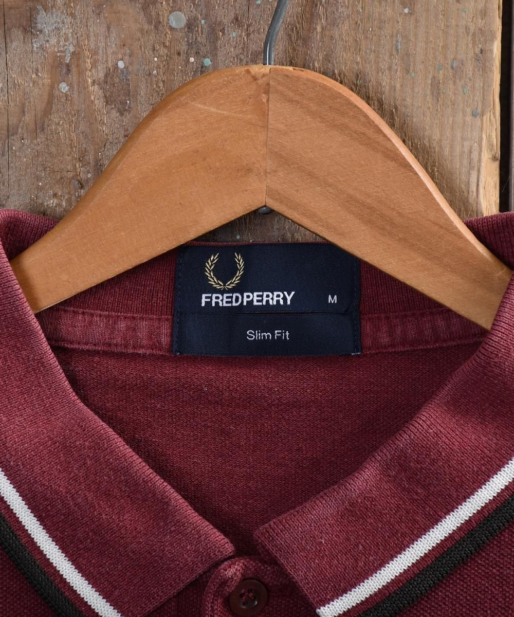 FRED PERRY”ポロシャツ|ワインレッド|Mサイズ - 古着屋 FRED PERRY”ポロシャツ|ワインレッド|Mサイズ - 古着屋
