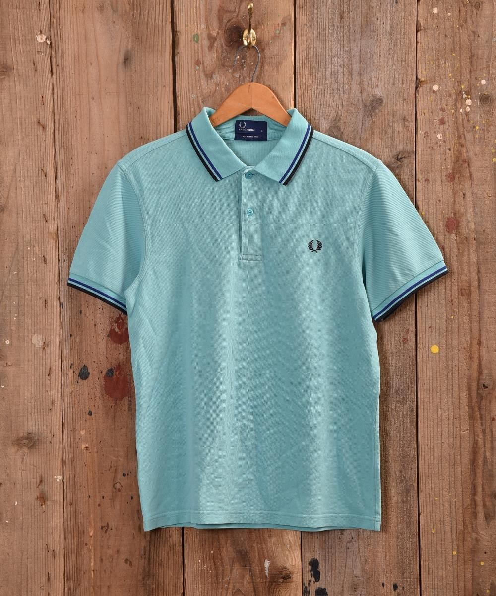 FRED PERRY”ポロシャツ｜サックスブルー｜Sサイズ - 古着のネット通販