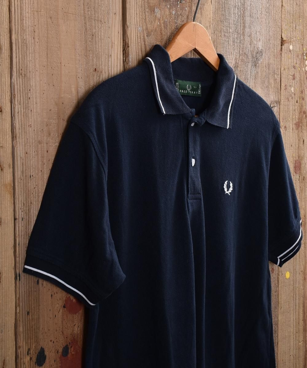 FRED PERRY”ポロシャツ|ネイビー|イングランド製 - 古着屋 FRED PERRY”ポロシャツ|ネイビー|イングランド製 - 古着屋
