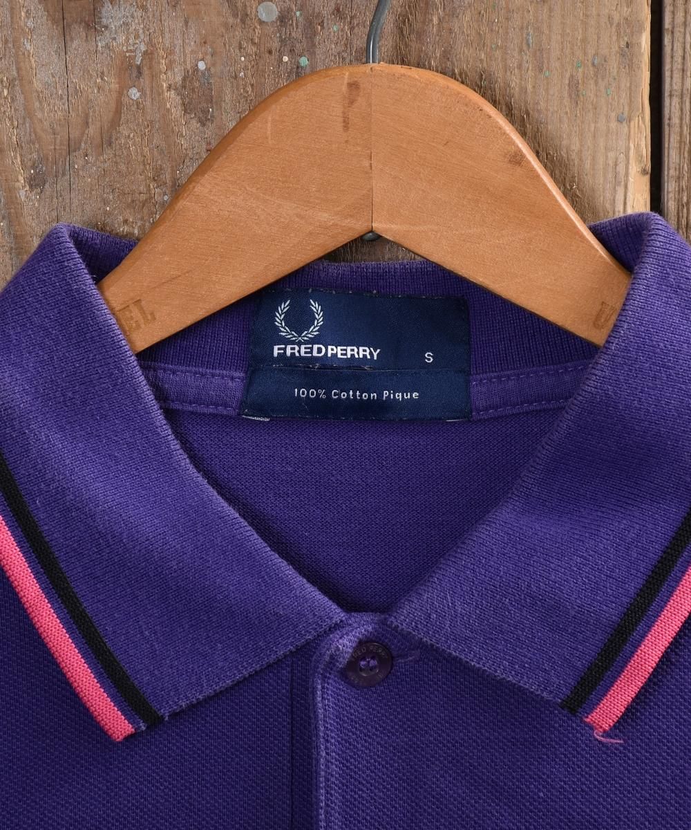 Fred perry フレッドペリー　パープル　ポロシャツ　サイズ44 FRED PERRY｜フレッドペリー（メンズ）のポロシャツ（パープル
