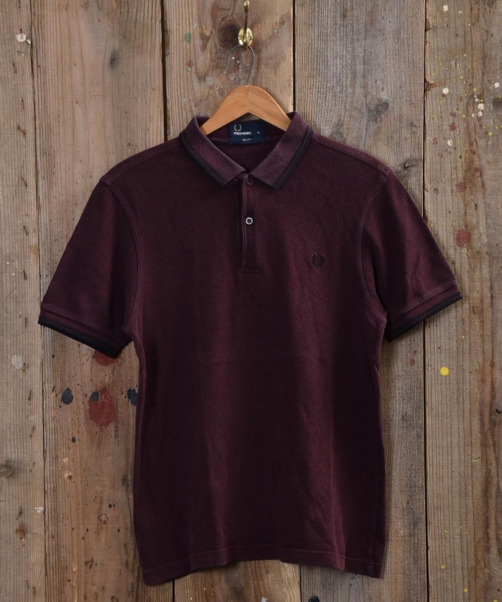 FRED PERRY”ポロシャツ|ワインレッド|Mサイズ - 古着のネット通販 FRED PERRY”ポロシャツ|ワインレッド|Mサイズ - 古着のネット通販