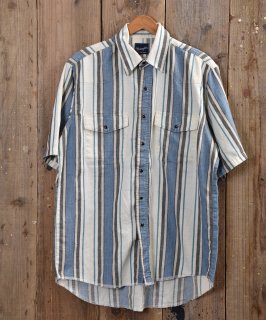 Wrangler stripe Western Shirt å󥰥顼 ȥ饤 󥷥 Υͥå 岰졼ץե롼 ࡼ