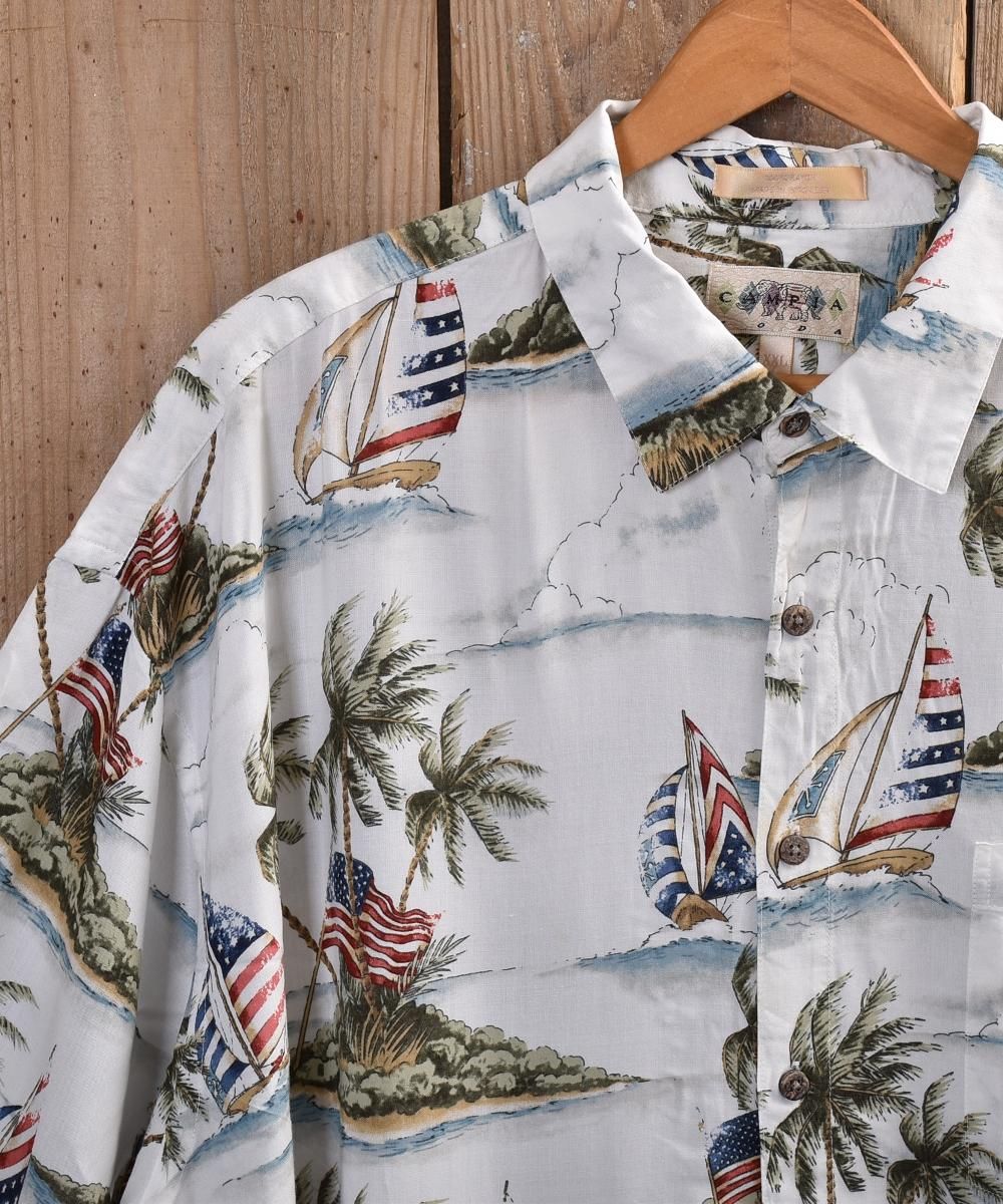 Multi pattern short sleeve rayon Shirt Ⱦµ졼󥷥  ӥåͥ