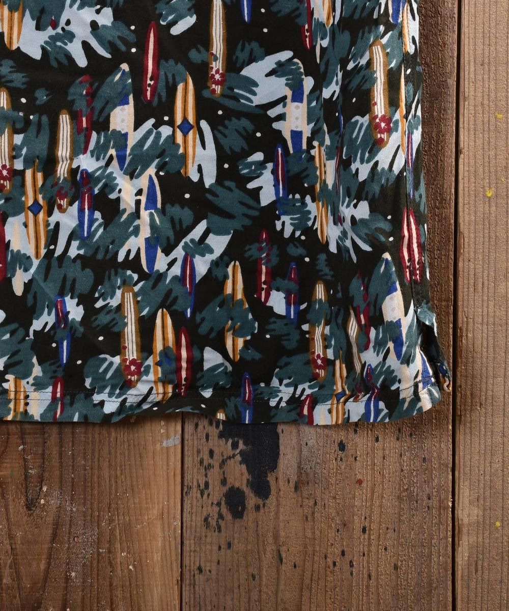 surfboard designed viscose Shirt  եܡɥӥ ֥롼ϥͥ