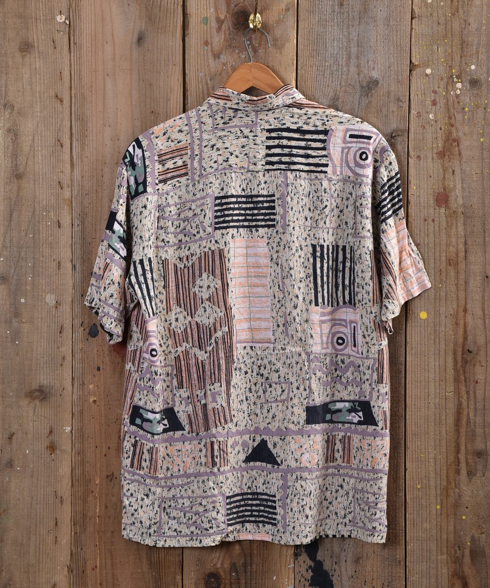 Multi pattern viscose Shirt  ӥ ѡץϥͥ