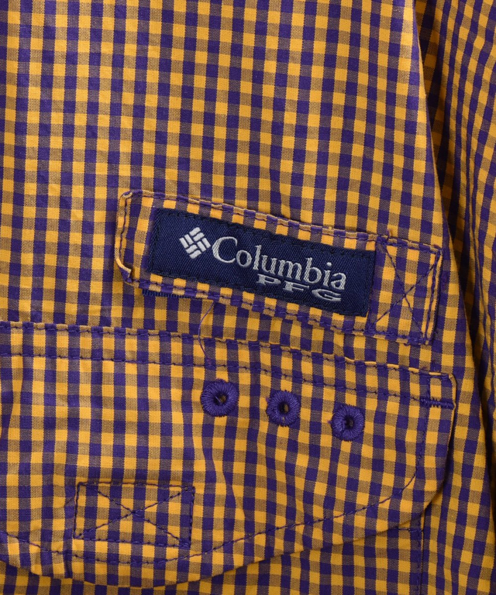 Columbia fishing cotton Shirt åӥ åȥ100 եå󥰥ĥͥ