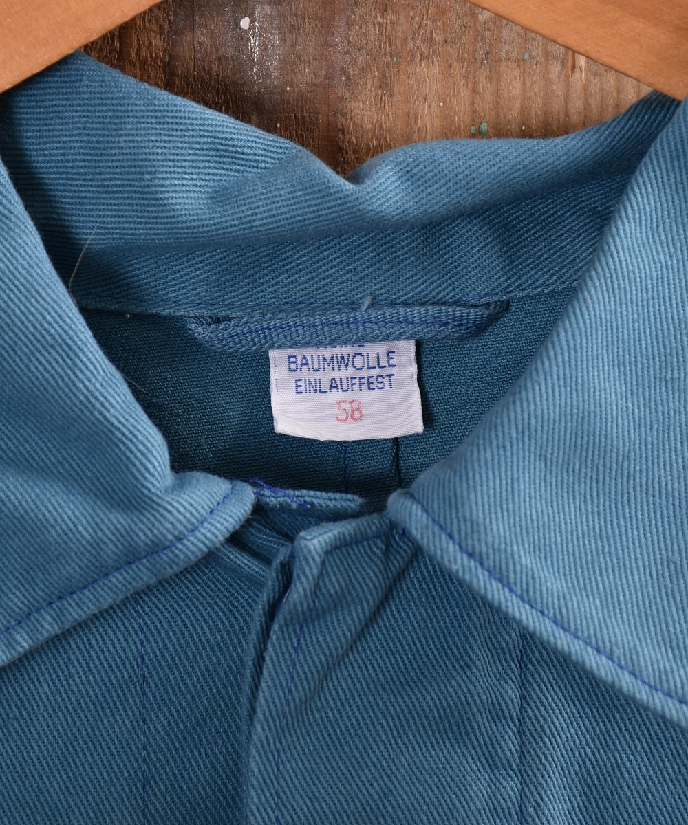 German cotton twill work jacket | ドイツ製コットンツイルユーロ 