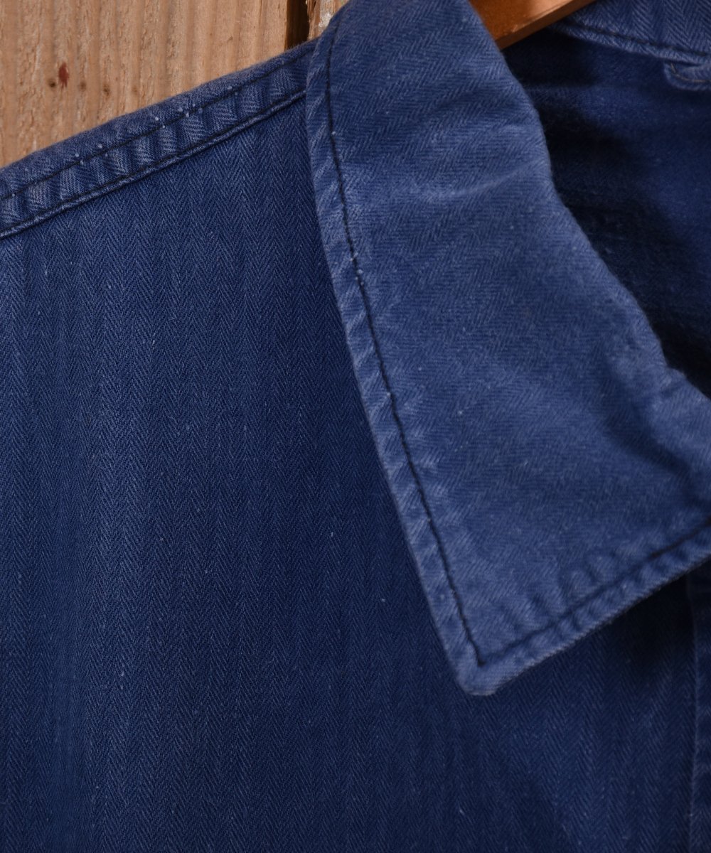 German herringbone twill work jacket | ドイツ製ヘリンボーン