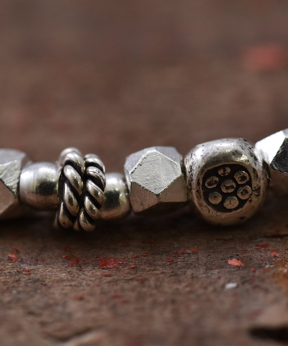 Silver Bracelet KRN Beads | 民族柄シルバービーズブレスレットサムネイル