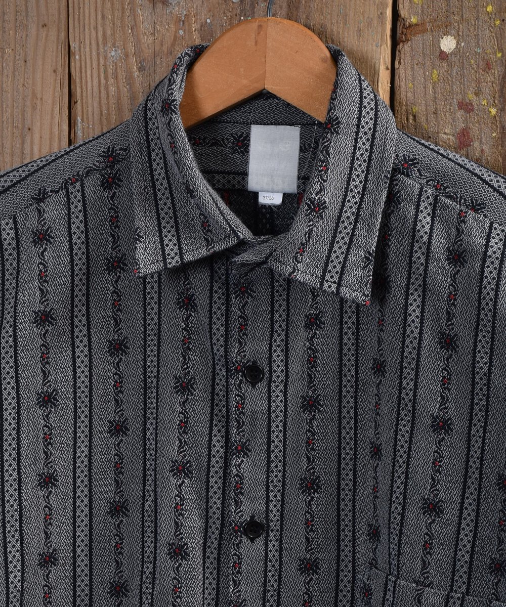 Good fabric Embroidery Stripe Shirt åȥ饤׻ɽ 졼ϥͥ