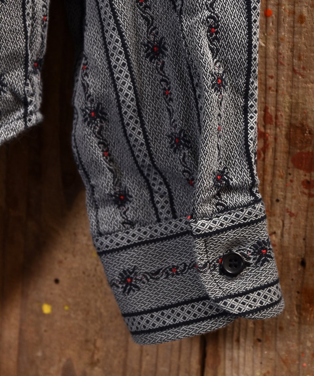 Good fabric Embroidery Stripe Shirt åȥ饤׻ɽ 졼ϥͥ