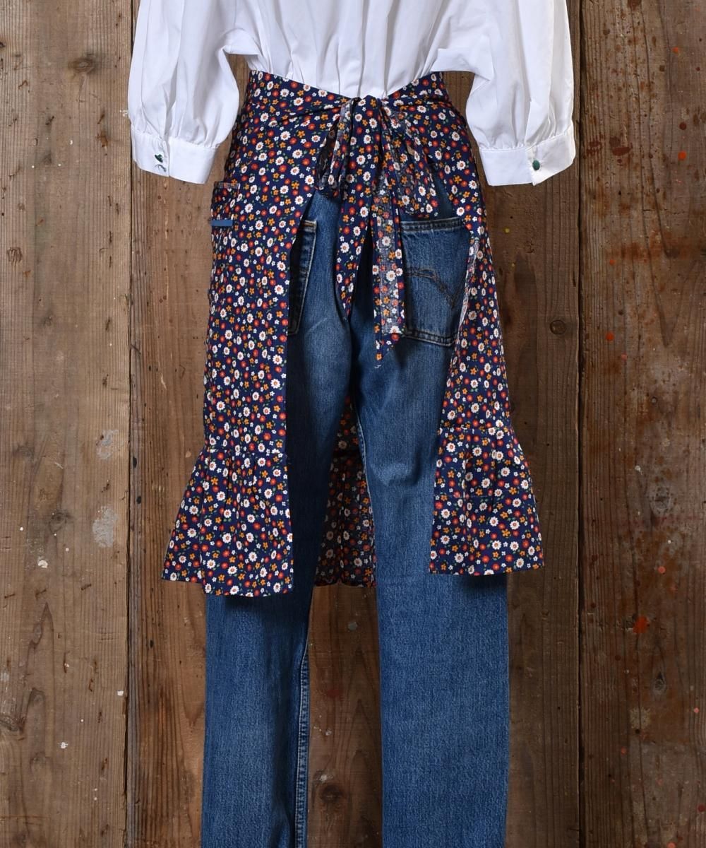 70's little Flower pattern Apron70ǯ ץ󥵥ͥ