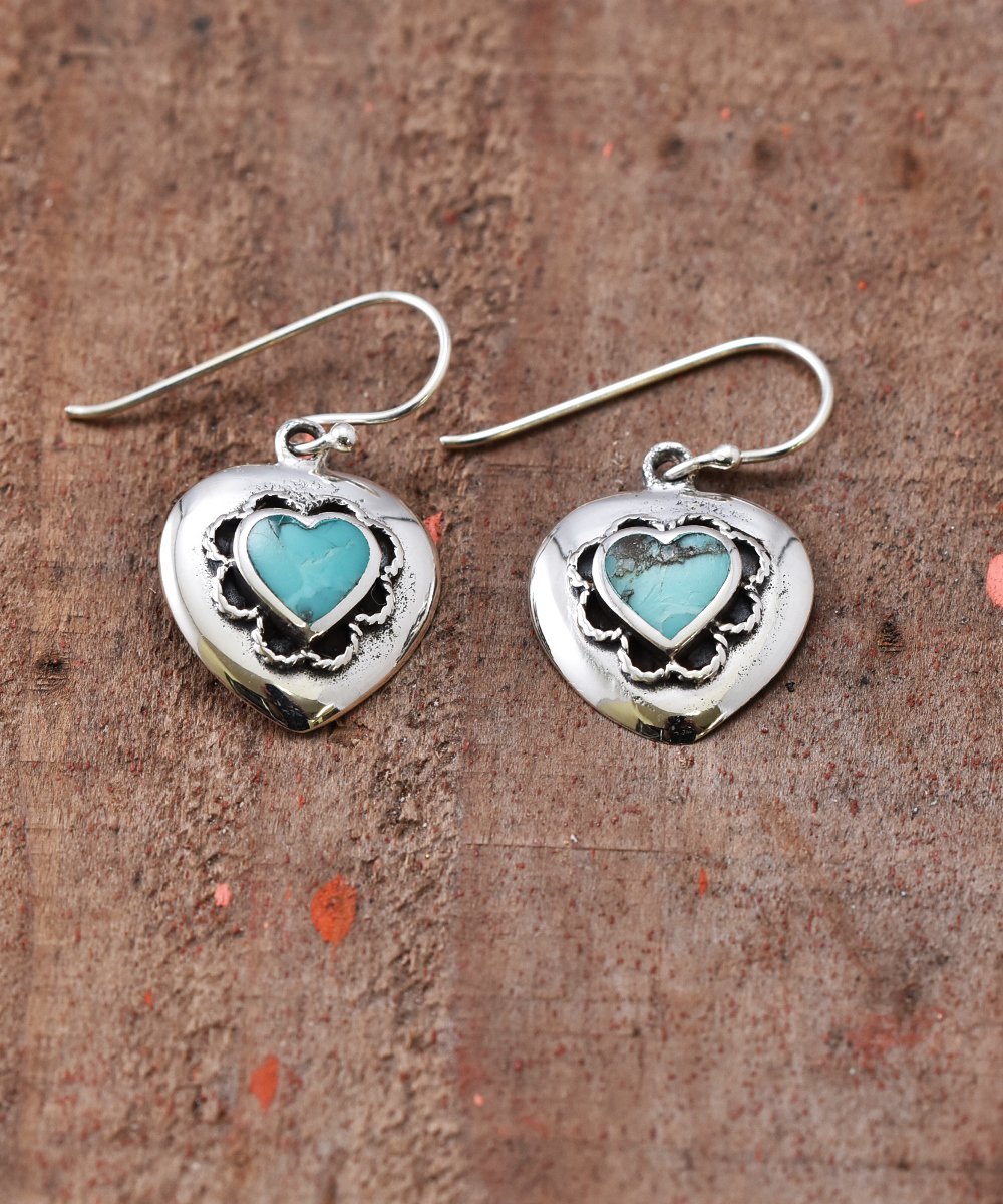 Silver Pierce  Turquoise Heart| ϡȷԥͥ