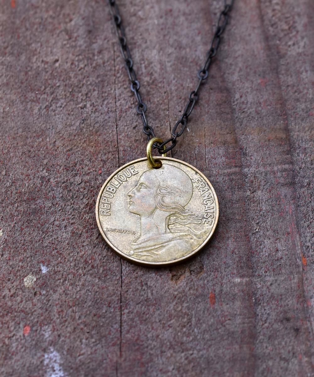 【TOM WOOD】COIN PENDANT ネックレス