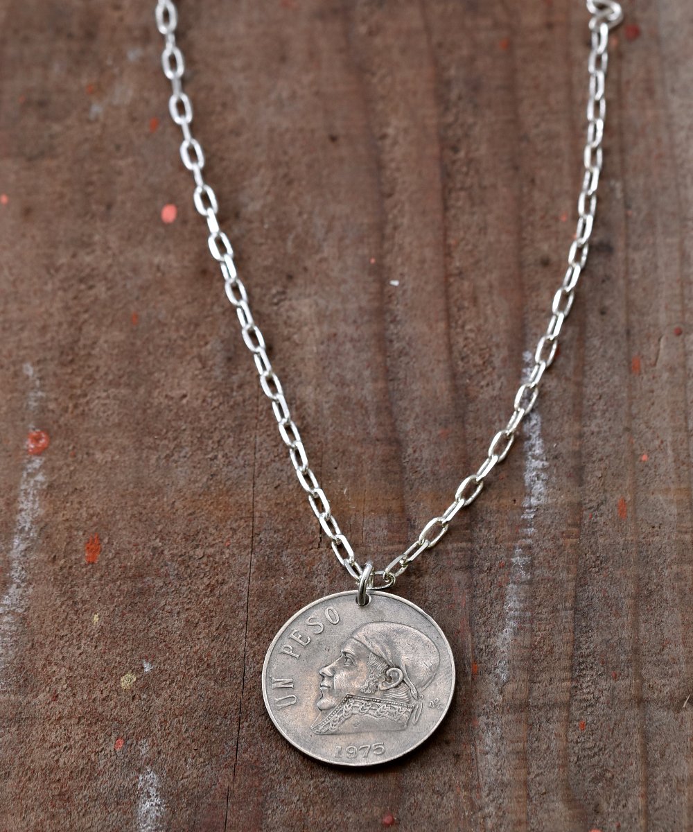 World Coin Necklace｜海外コインネックレス メキシコ 1peso
