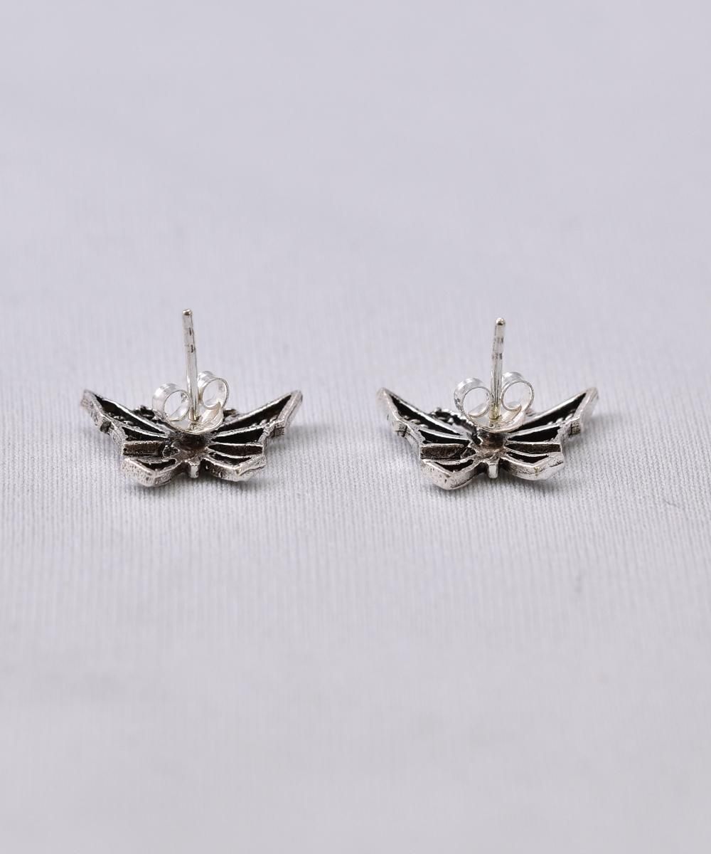 Silver Pierce Sharp Butterfly｜蝶モチーフシルバーピアス