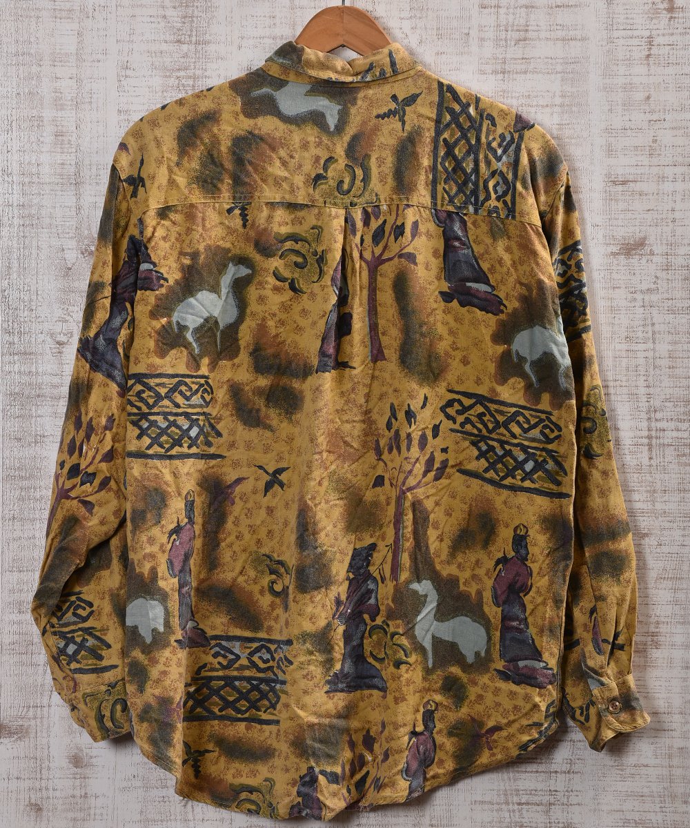 Oriental Multi Pattern Shirt ꥨ󥿥  ϥͥ