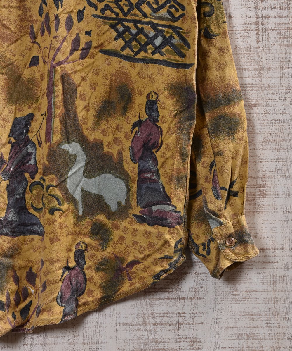 Oriental Multi Pattern Shirt ꥨ󥿥  ϥͥ