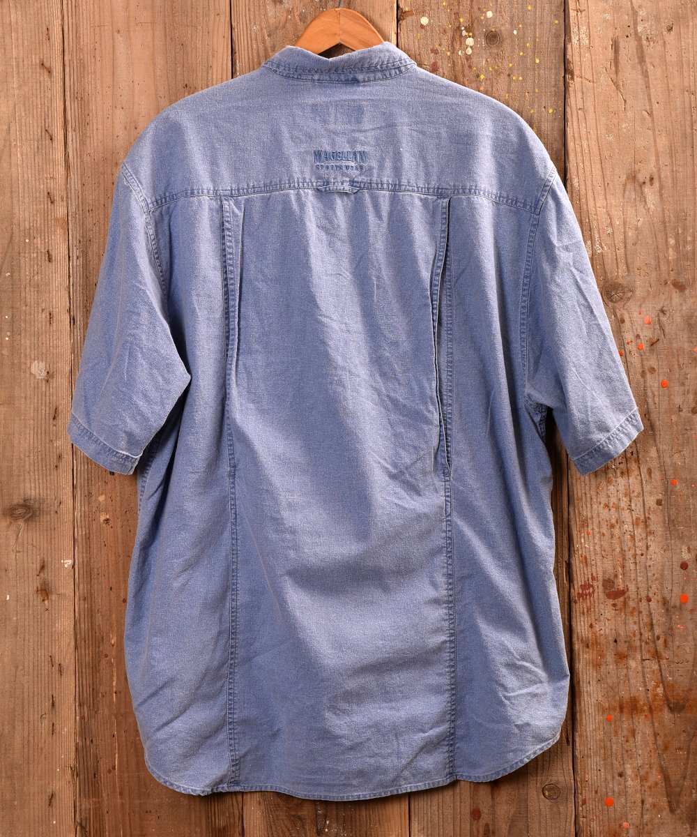Cotton Fishing Shirt Short Sleeve åեåȾµ åȥ å֥롼 ͥ