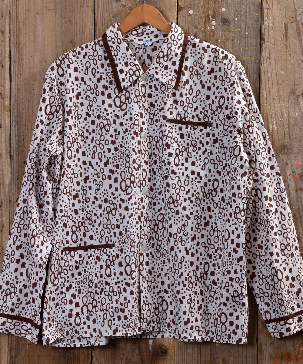  EURO multi pattern Pajamas Shirt 桼ѥޥ ۥ磻ȡ֥饦  ͥå  岰졼ץե롼 ࡼ