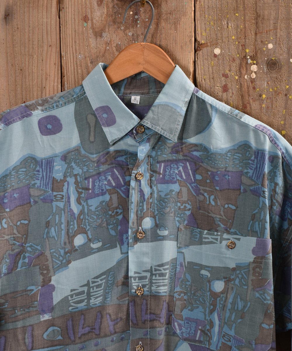 Multi pattern like in See Short sleeve Shirt Ⱦµġ֥롼ϥͥ