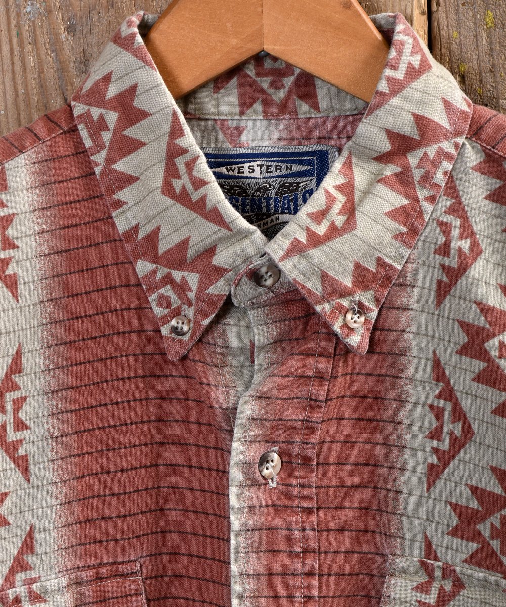 Native multi pattern Western Shirt åͥƥ󥷥ġåɷϥͥ