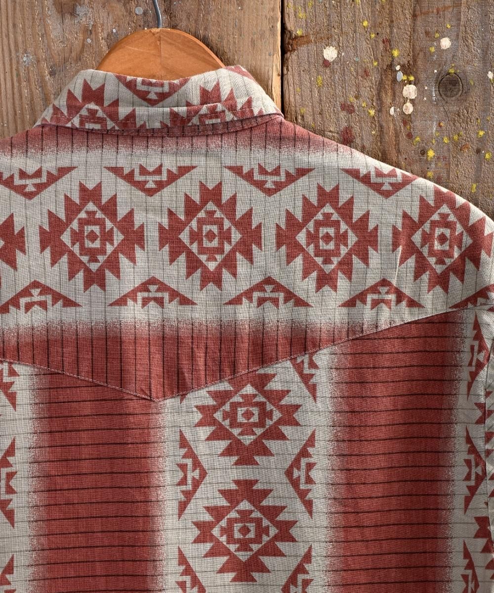 【美品】RRL NATIVE WOOL WESTERN SHIRT ネイティブ柄 RRL RALPHLAUREN 