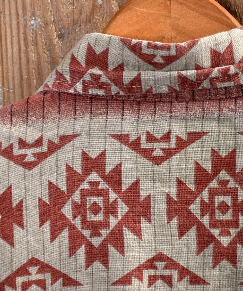 【美品】RRL NATIVE WOOL WESTERN SHIRT ネイティブ柄 RRL RALPHLAUREN 