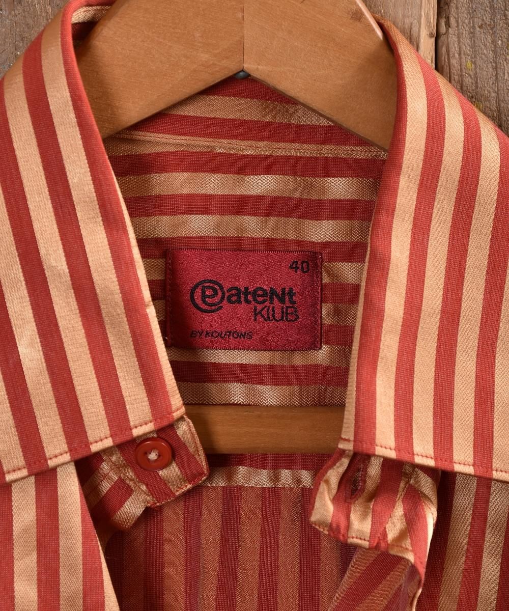 Golden color stripe pattern Shirt åǥ󥹥ȥ饤ץĥͥ