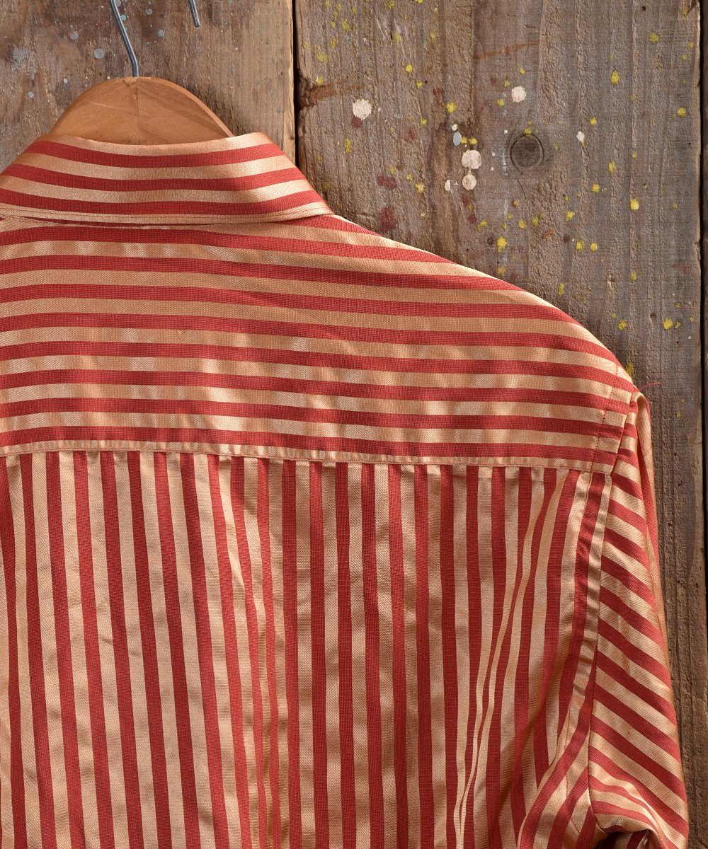 Golden color stripe pattern Shirt åǥ󥹥ȥ饤ץĥͥ
