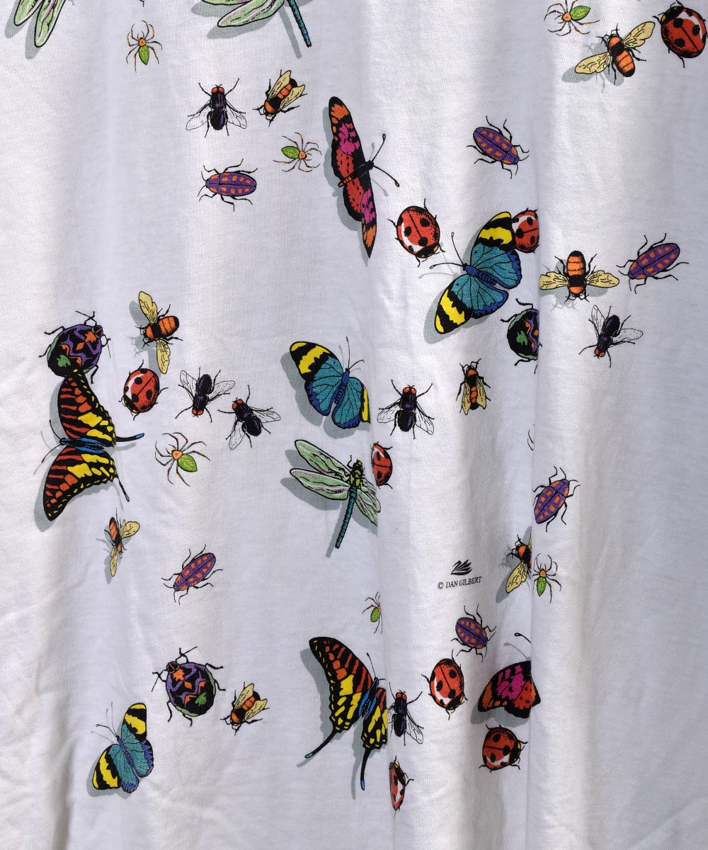 Colorful Insects Print T Shirtåե뺫ץTĥͥ