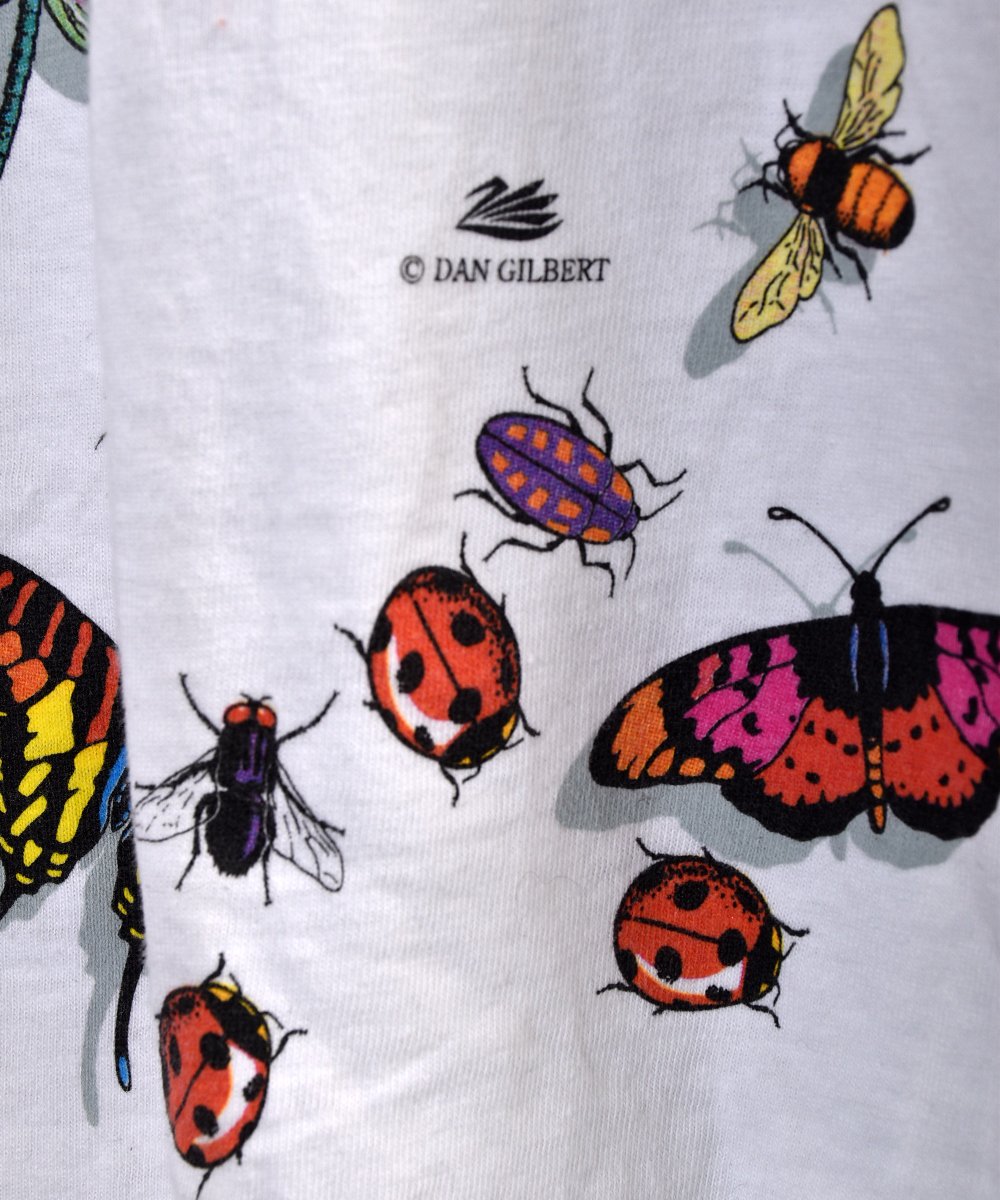 Colorful Insects Print T Shirtåե뺫ץTĥͥ