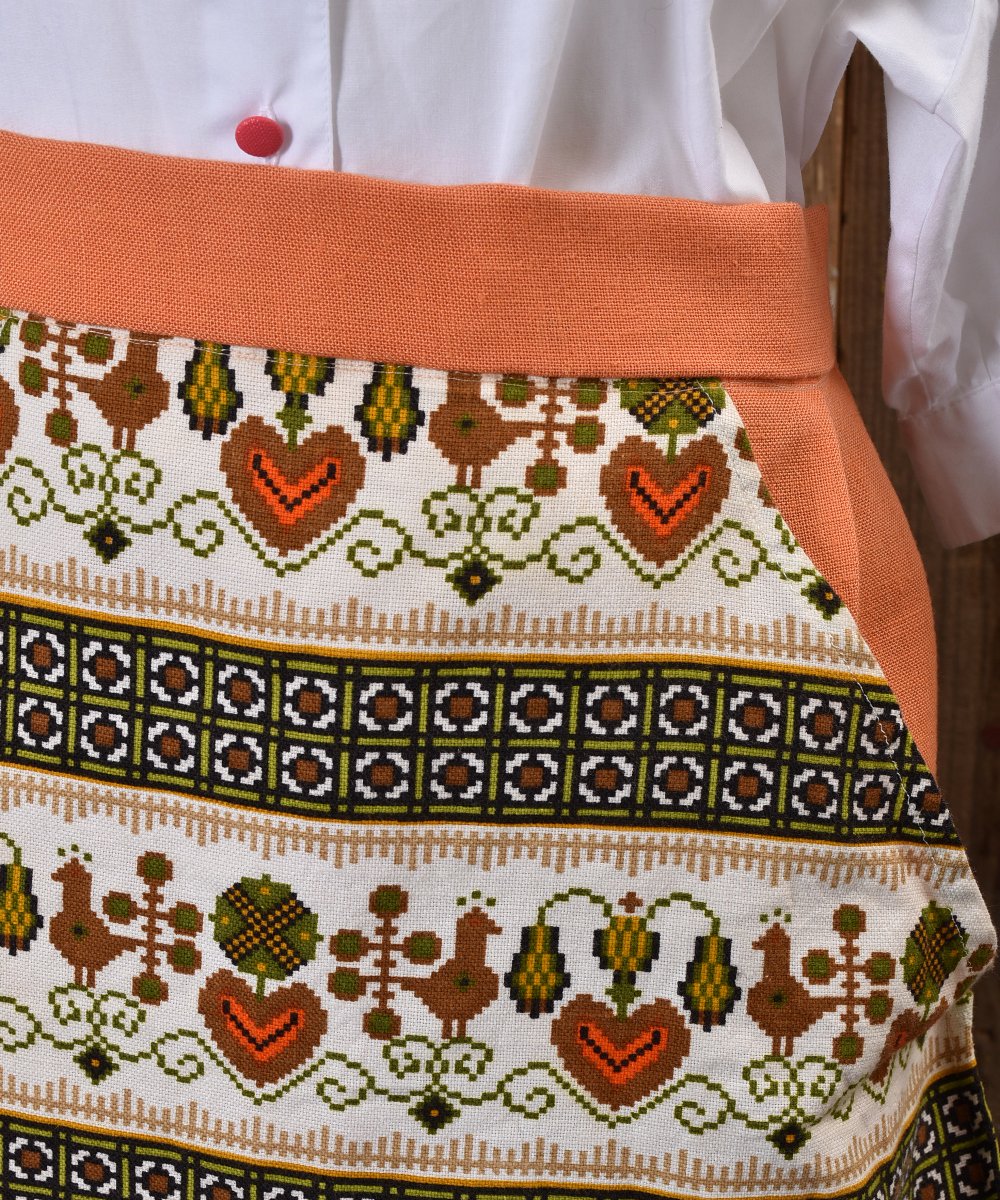 Tyrolean embroidery Apron｜ チロリアン刺繍エプロン - 古着のネット