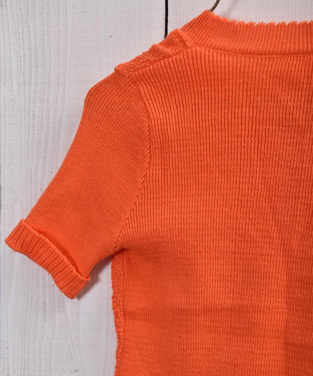 Short Sleeve Sweater OrangeȾµ 󥸷ϥͥ
