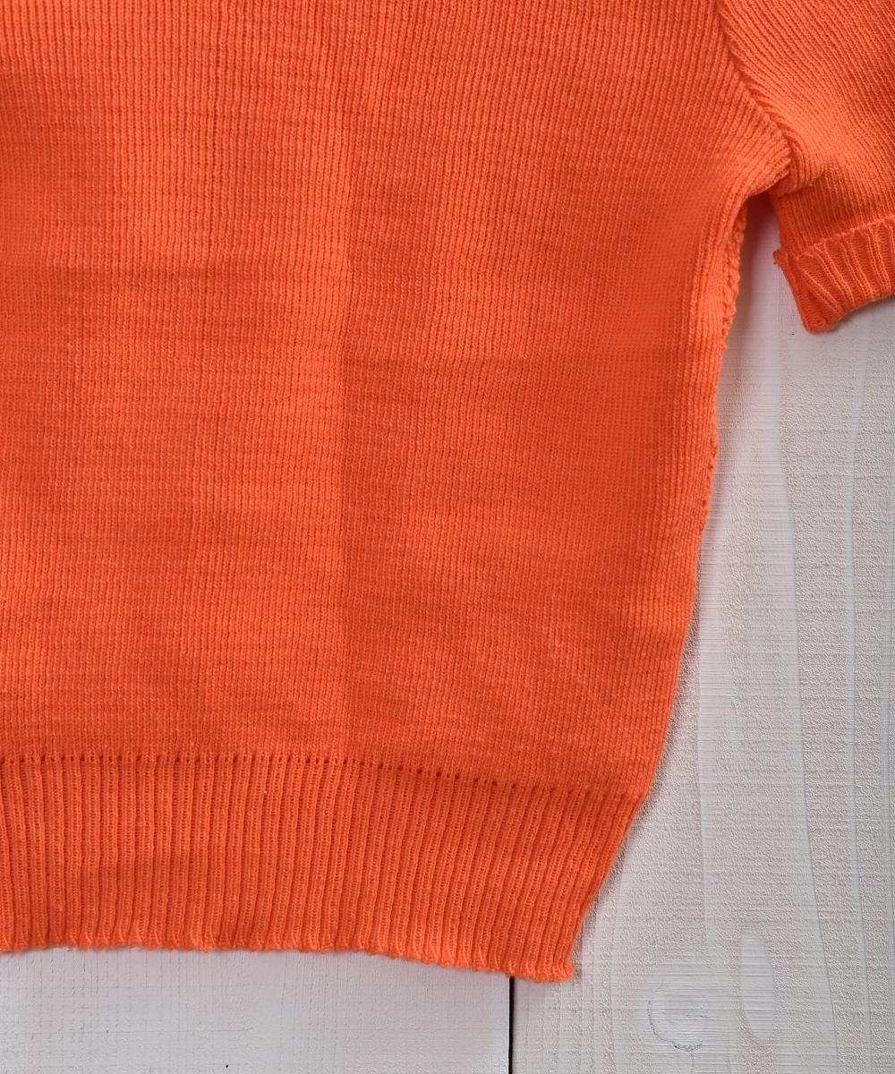 Short Sleeve Sweater OrangeȾµ 󥸷ϥͥ