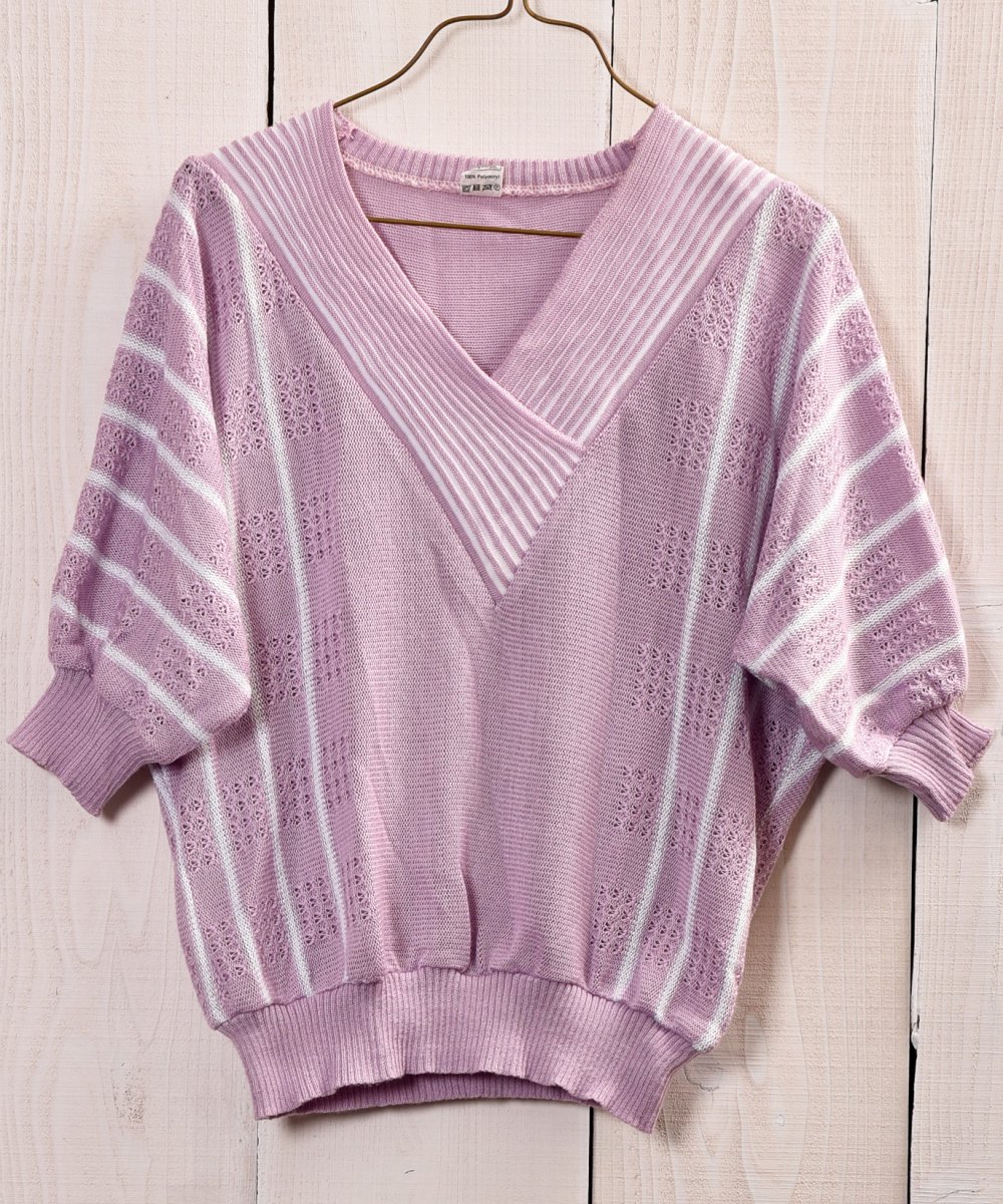  Short Sleeve Sweater Glitter colorȾµ ꥫ顼  ͥå  岰졼ץե롼 ࡼ
