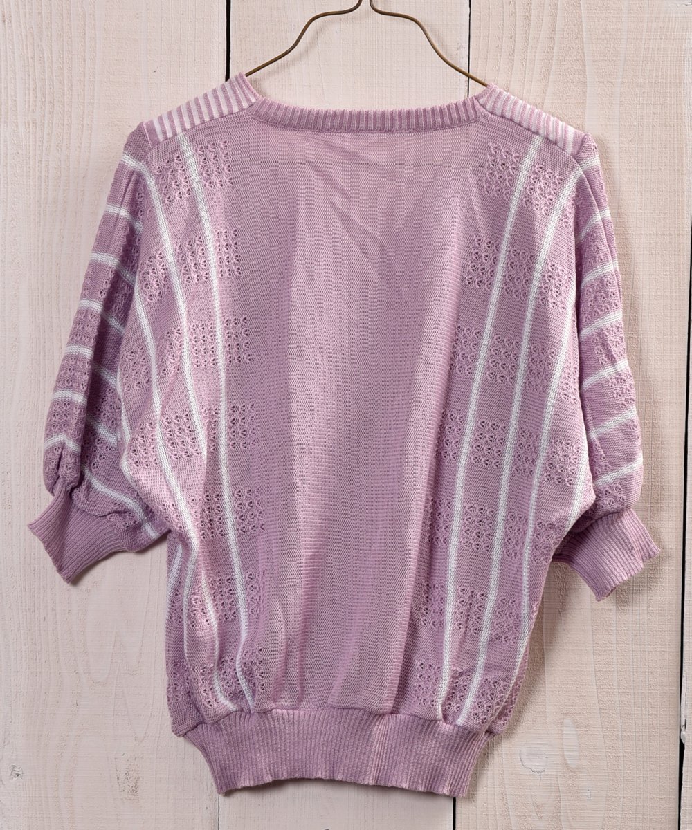 Short Sleeve Sweater Glitter colorȾµ ꥫ顼ͥ
