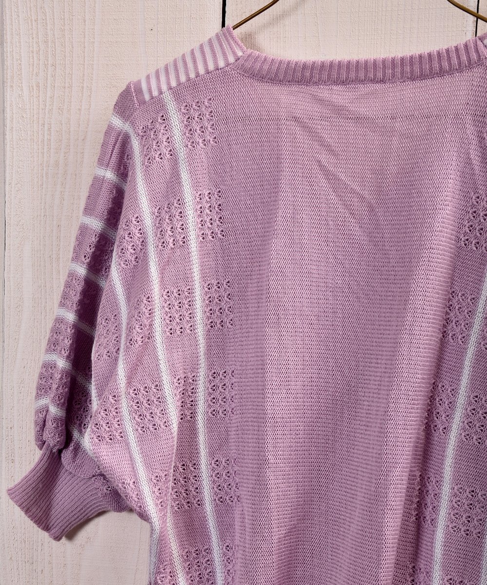 Short Sleeve Sweater Glitter colorȾµ ꥫ顼ͥ