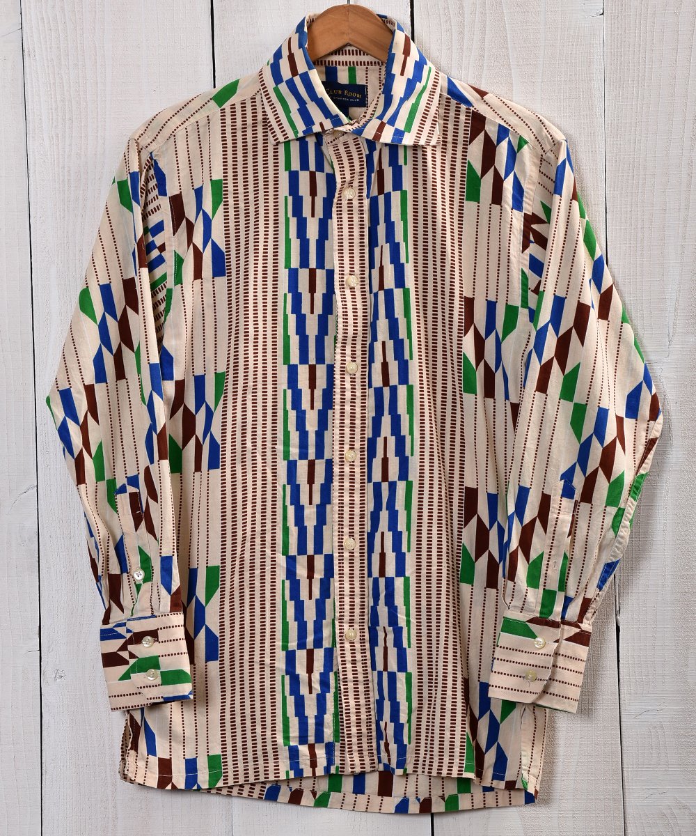  African Geometric Pattern Long Sleeve ShirtsåեꥫإѥĹµġܥ꡼  ͥå  岰졼ץե롼 ࡼ