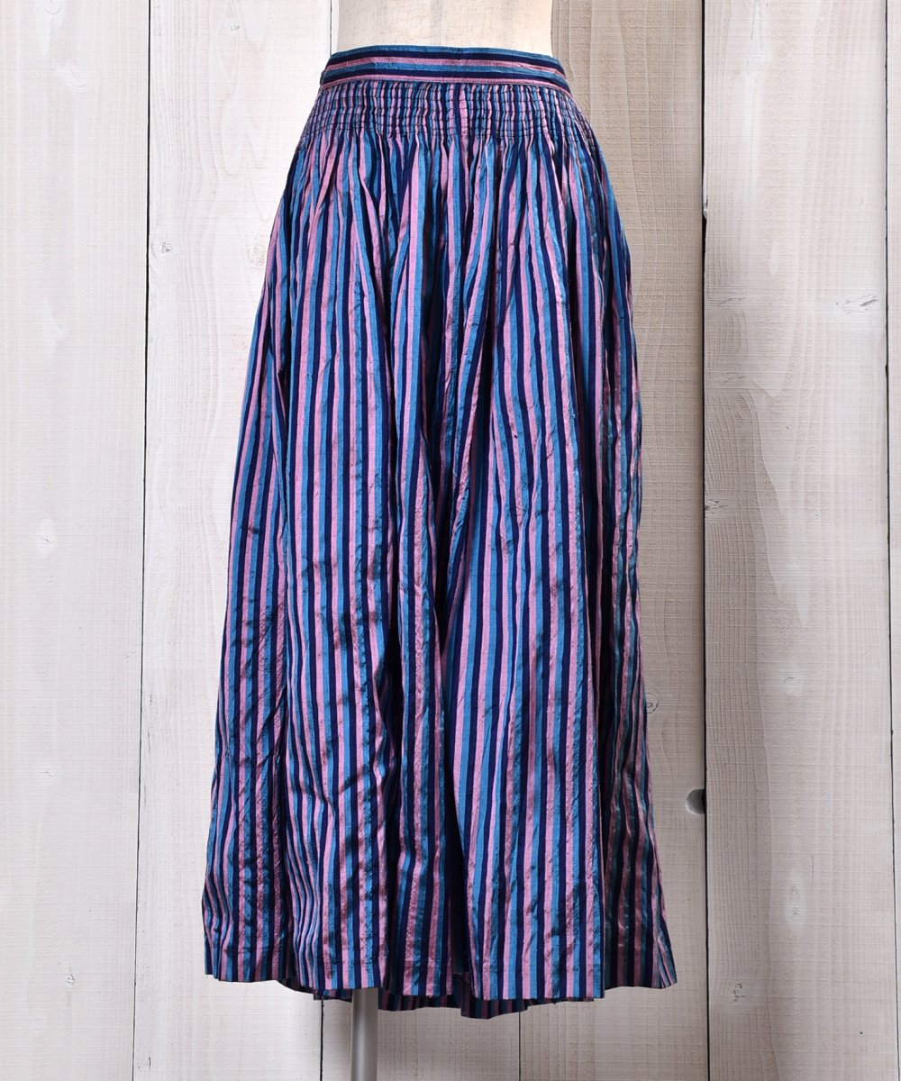 Tyrolean Stripe pattern Skirt｜ヨーロッパ・チロリアンスカート - 古着のネット通販サイト 古着屋グレープフルーツ  ムーン(Grapefruitmoon)Onlineshop ヴィンテージアイテム・レトロファッション