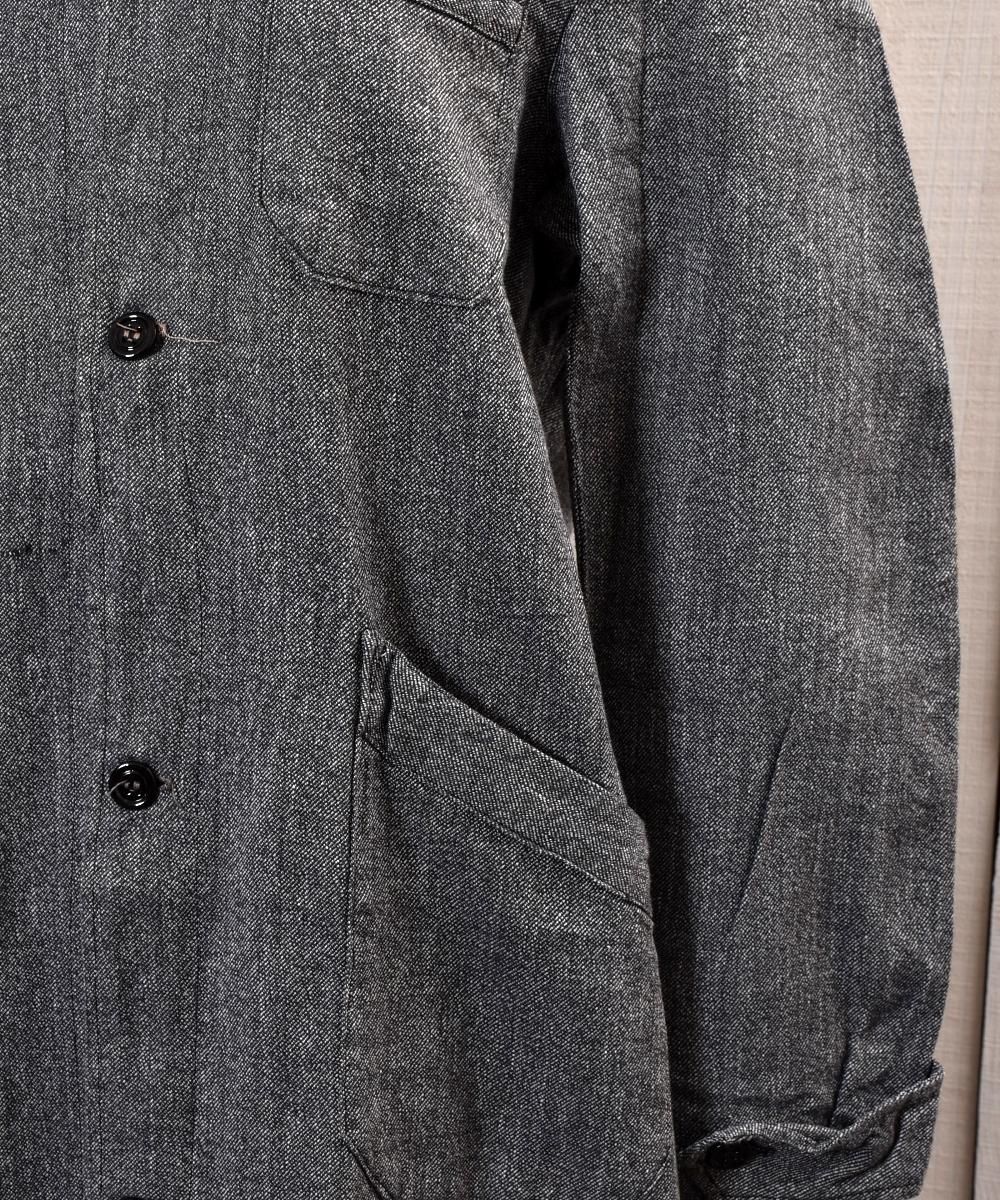 's～'sEURO Vintage Black Chambray Atelier Coat｜ユーロ