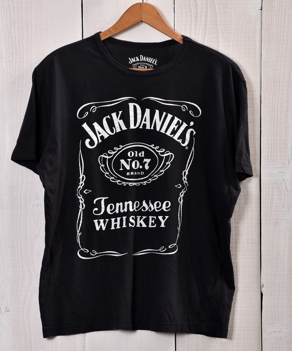 JACKT DANIELS T Shirts | ジャックダニエル プリントTシャツ ブラック ...