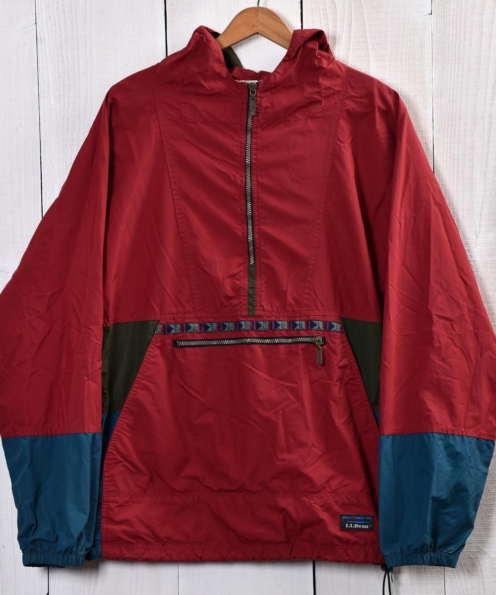 LL Bean ナイロンアノラックパーカー　90s  ホンジュラス製